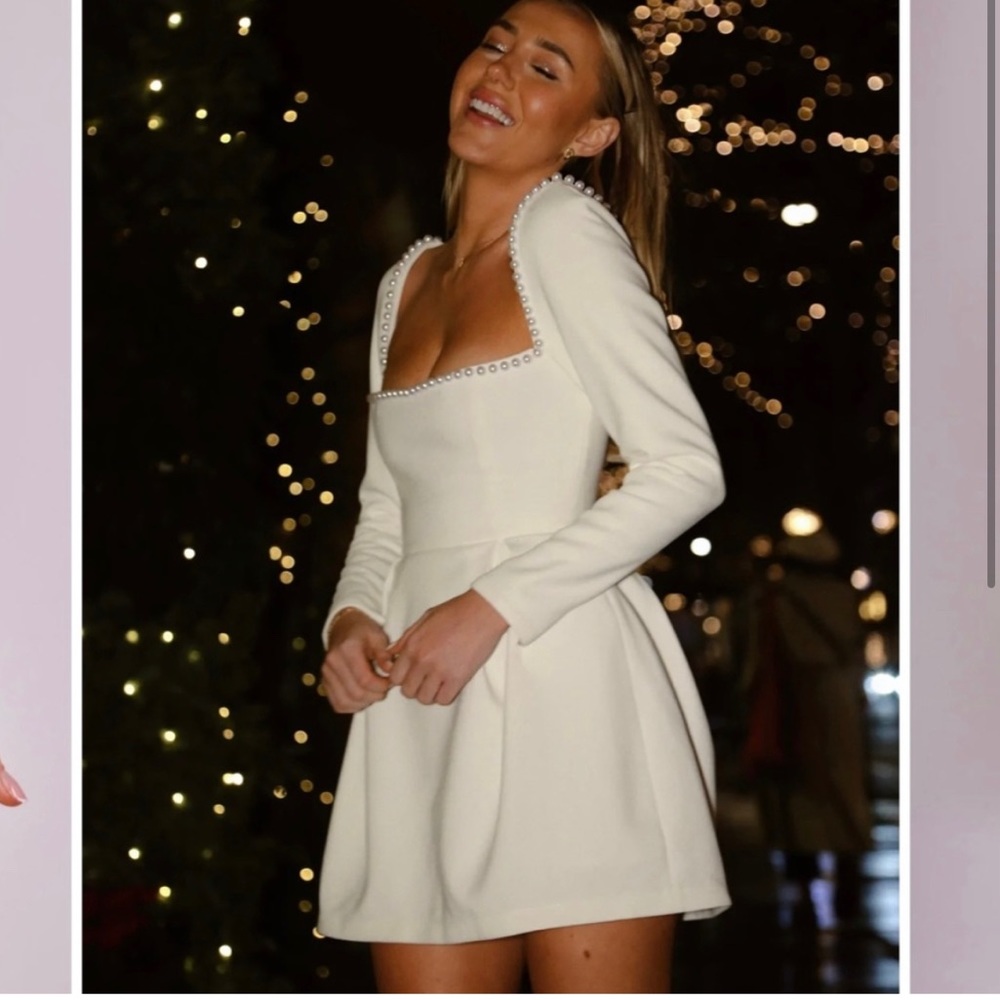 Odd Muse The Ultimate Muse Pearl Dress - White